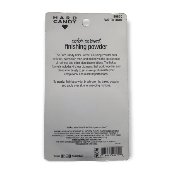 NEW Hard Candy Color Correct Finishing Powder Fair to Light - Picture 2 of 5